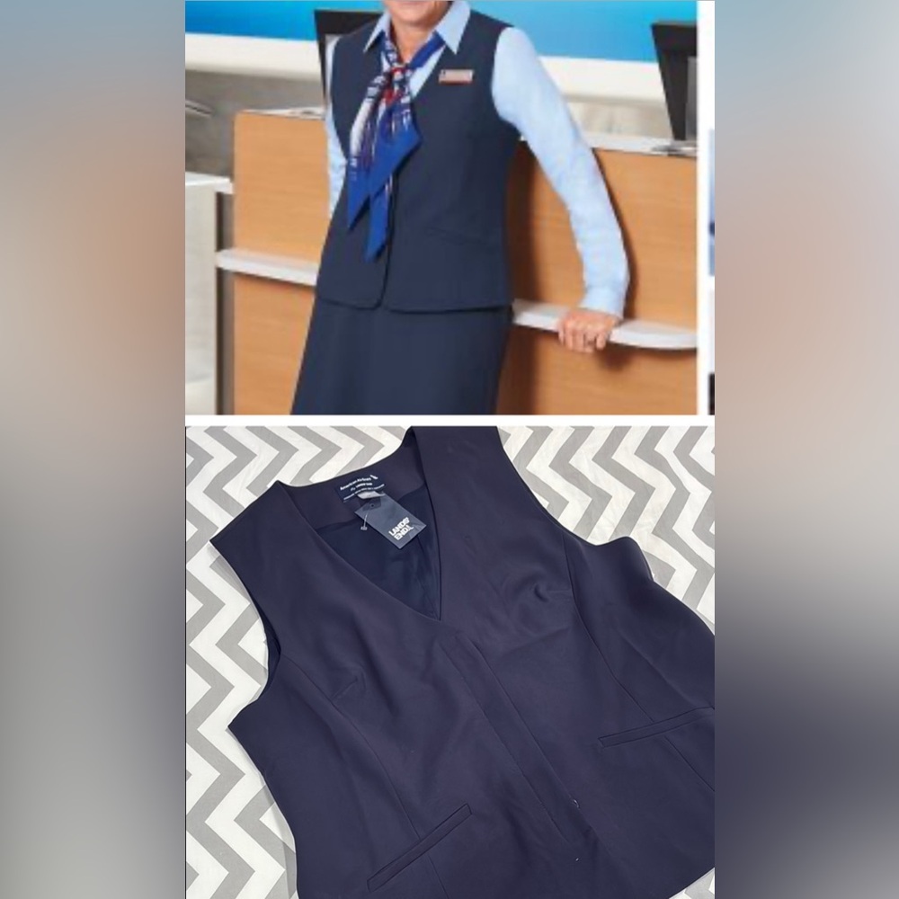 ✈️  VEST • Uniform • American Airlines • Piedmont • 18 TALL • 10% Off Bundles ✈️